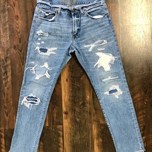 Distressed American Eagle Jeans